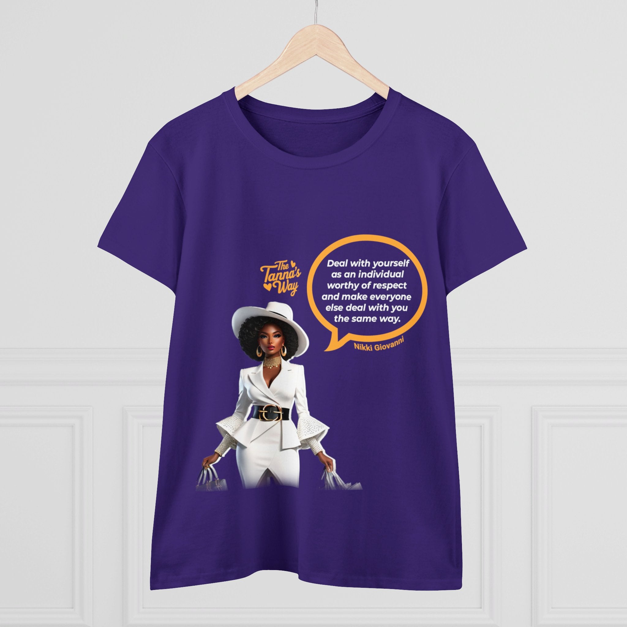 Nikki Giovanni Women's Midweight Cotton Tee